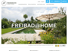 Tablet Screenshot of friedrichs-galabau.de